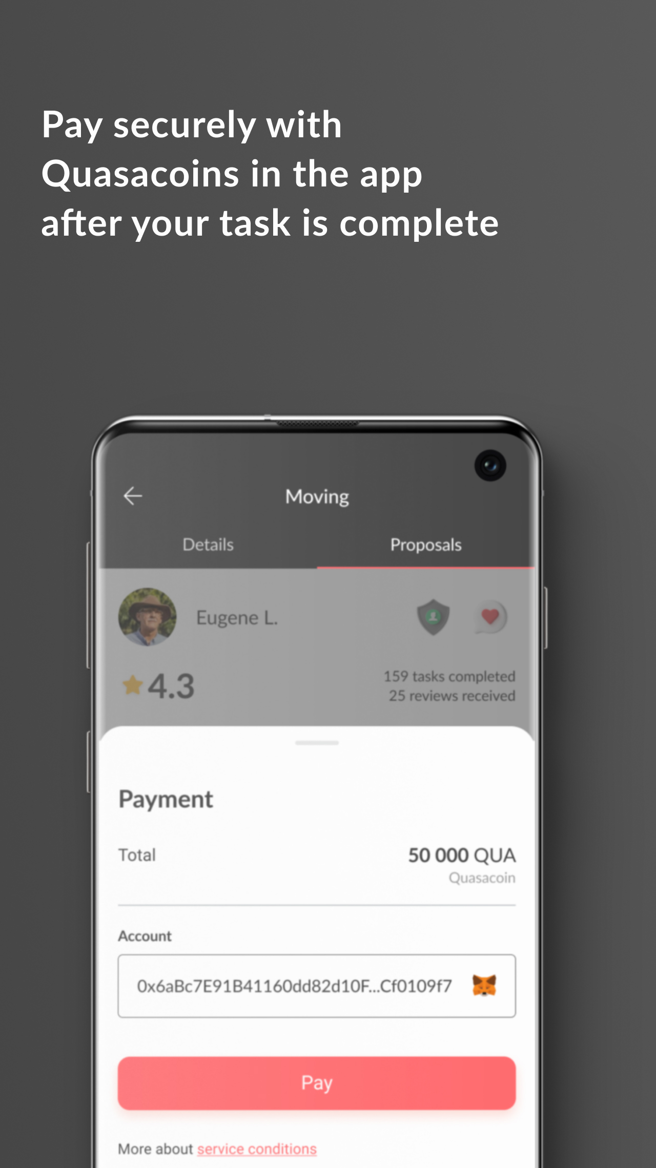 Crypto Business Tinder for Pro Connections on Blockchain