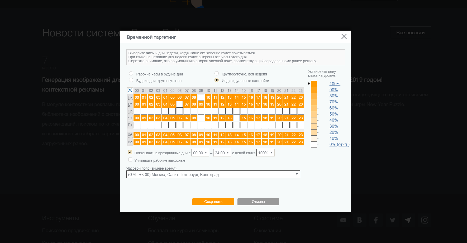 Что такое временной таргетинг и как его настроить. Пошаговая инструкция и рекомендации