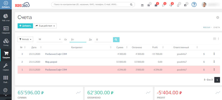 Обзор сервиса РосБизнесСофт CRM: возможности, плюсы и минусы, как использовать