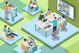 The Development of the Hybrid Workforce is reshaping the Office Space