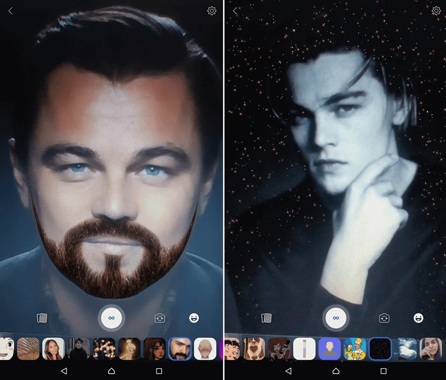 Маски в сторис Фейсбук