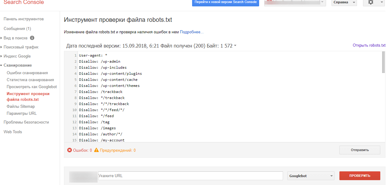 robots txt в google