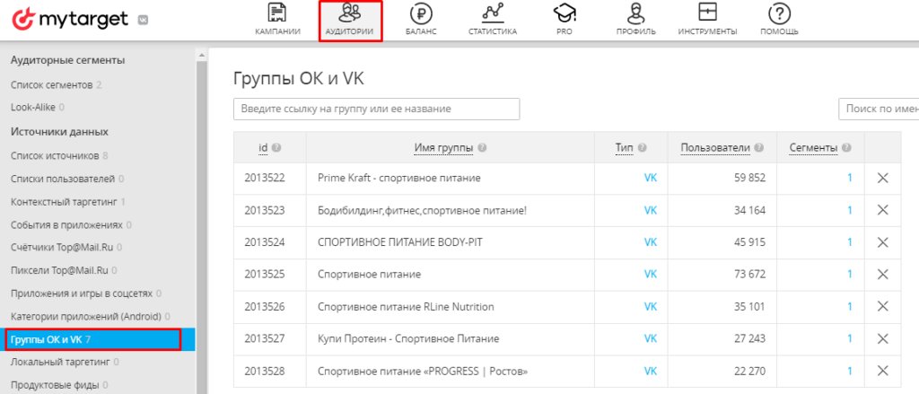 Как найти целевые аудитории ВКонтакте