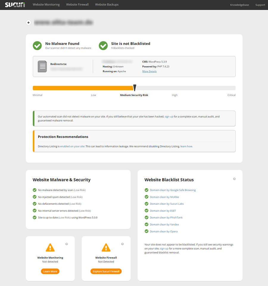 Проверить сайт на вирусы онлайн