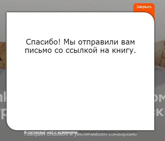 Страница благодарности: для чего нужна, как сделать, примеры Thank You Page