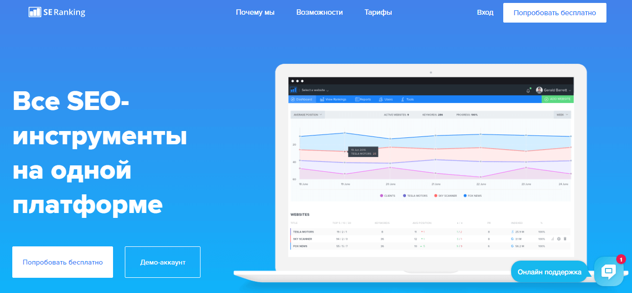 ТОП-10 лучших сервисов для SEO-продвижения сайта (+бонуc)