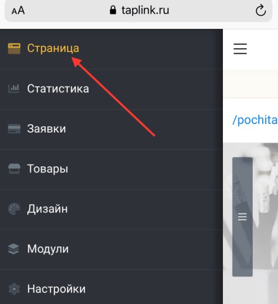 Главная страница