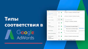 Типы соответствия ключевых слов в Яндекс.Директ и Google AdWords