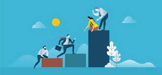 "Vibrant art show with people admiring crowd, person holding bag, captivating photography."