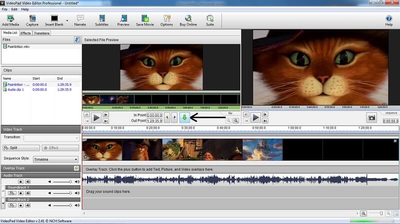 VideoPad Video Editor