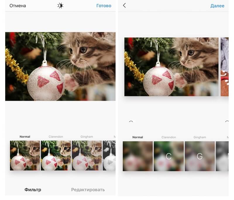 Галерея из фото в Инстаграме