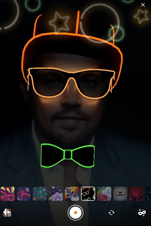 Как снять видео с маской