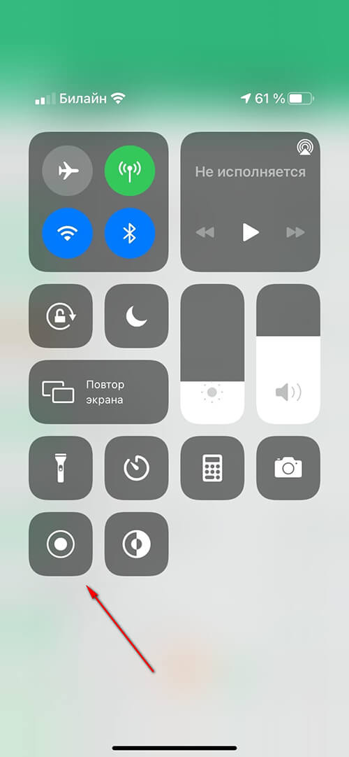 Захват экрана на Айфон