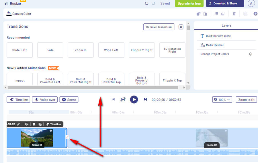 Онлайн сервис для видеомонтажа
