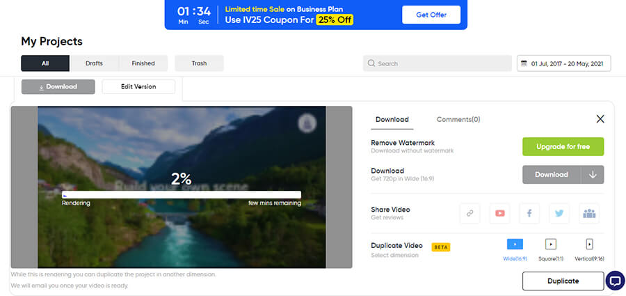 Сделать видео для Ютуба