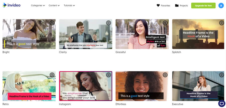 Шаблоны для монтажа видео