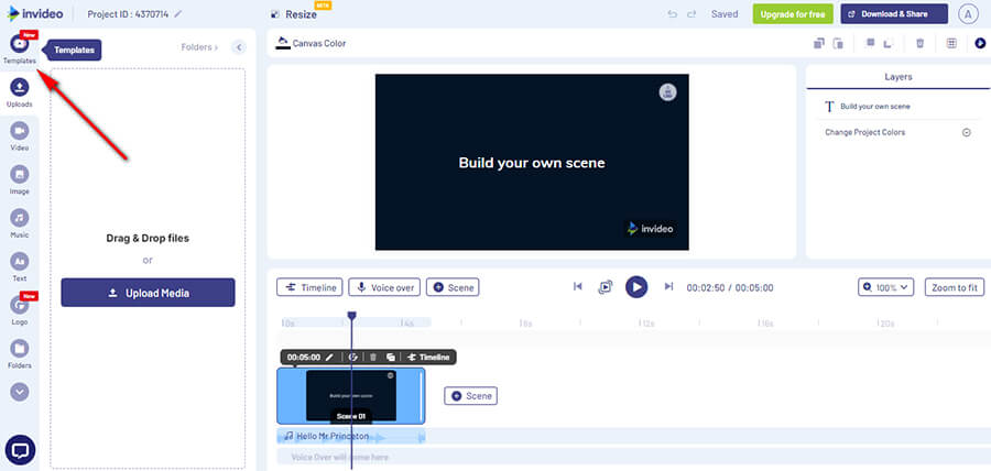 Онлайн сервис для создания видео