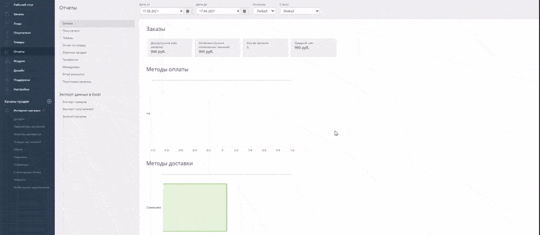 Конструктор сайтов для интернет-магазина