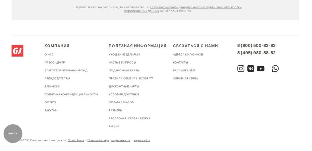 Главная страница сайта: дизайн интерфейса