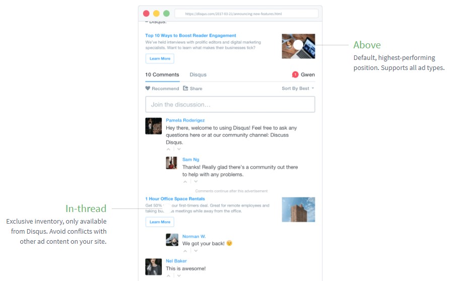 Комментарии для сайта