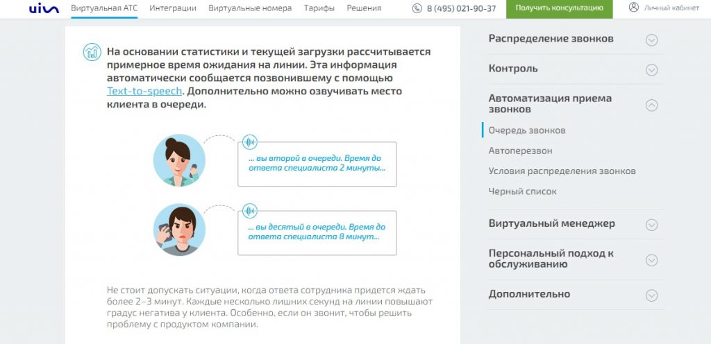 Многоканальный телефон