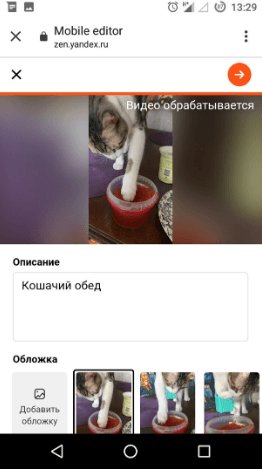 Описание, теги и обложка видео