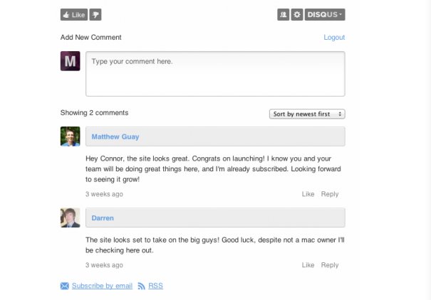 Система комментирования Disqus