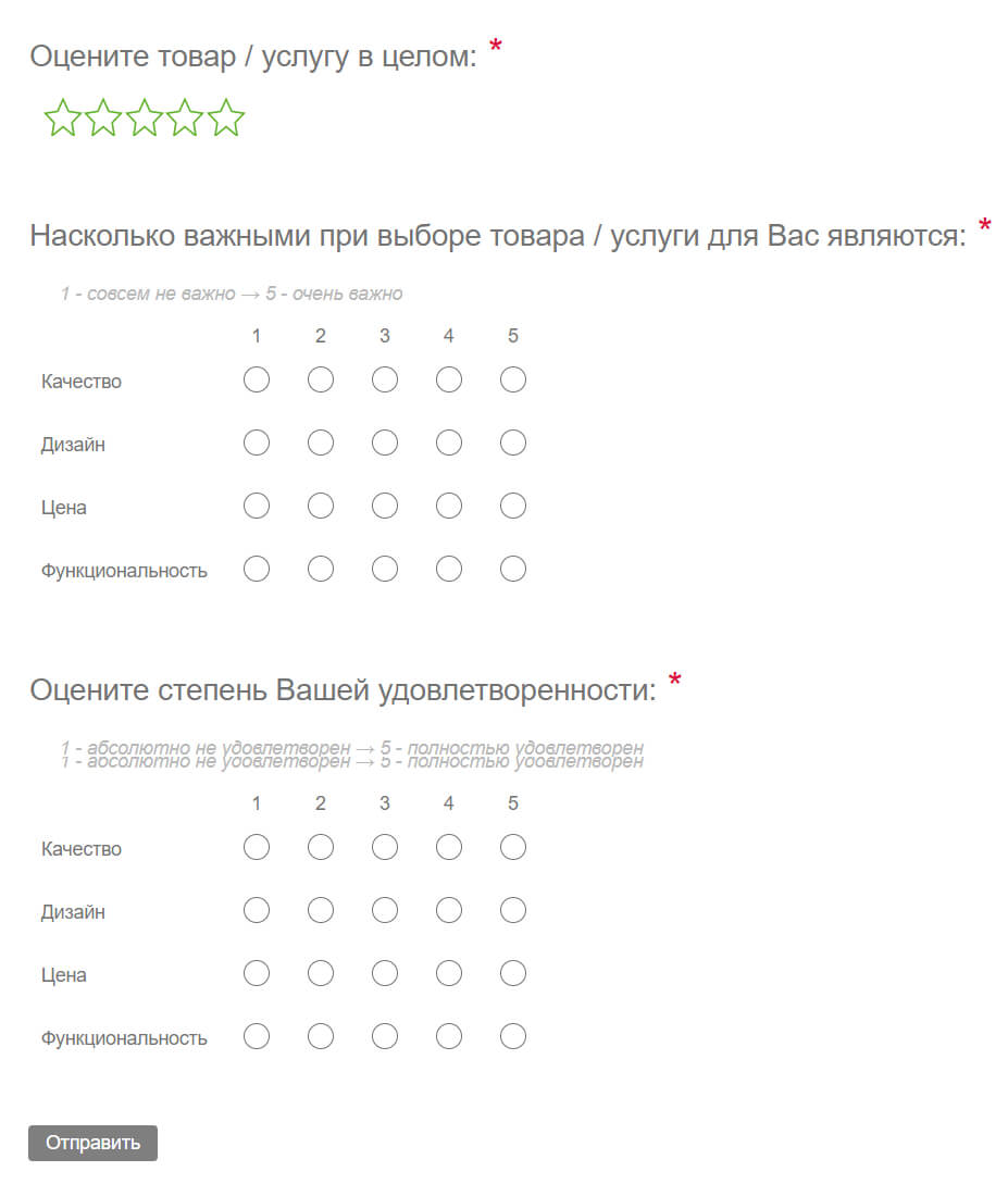 Обзор сервиса Testograf — создание анкет, форм, опросов