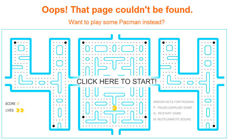 404 страница: оформление