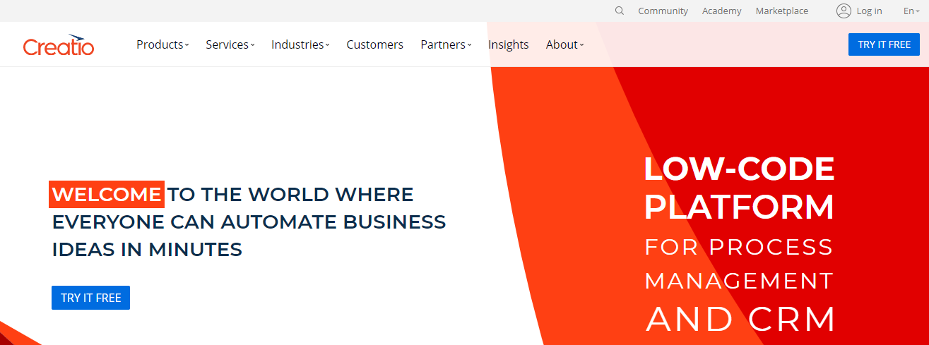 CRM-low-code-and-process-automation-Creatio