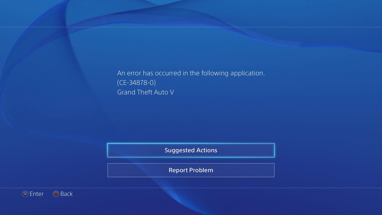 How to Fix PS4 Error CE-34878-0