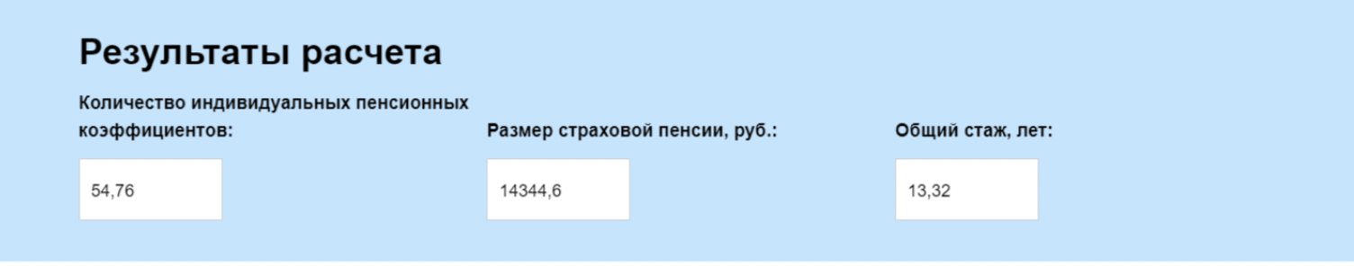 Какая у вас будет пенсия в старости
