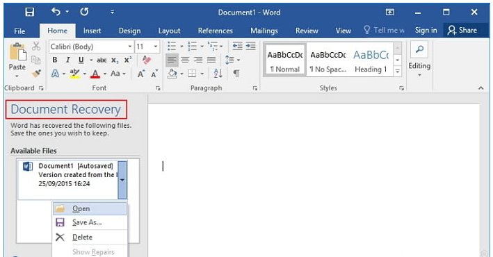 How to Recover Unsaved Word Documents on Windows & Mac?