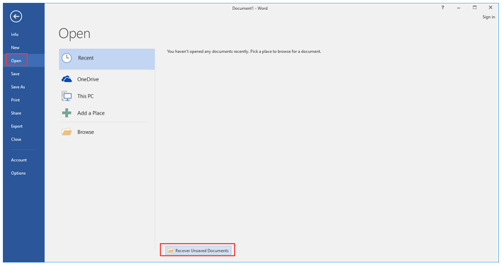How to Recover Unsaved Word Documents on Windows & Mac?