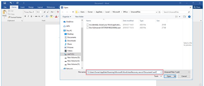 How to Recover Unsaved Word Documents on Windows & Mac?