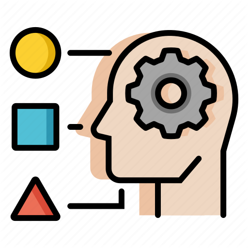 Человек смотрит на станок, машина, лицо в плане, голова оборудования.