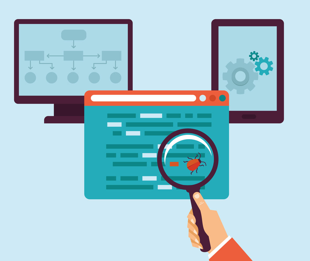 Текст на фоне разноцветных книг.