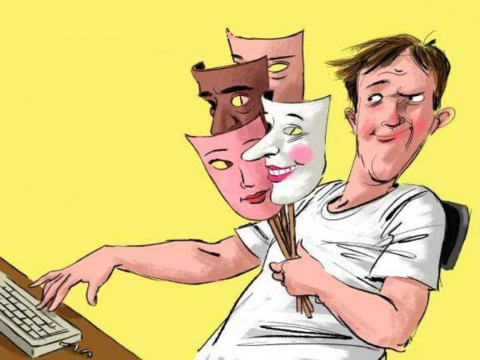 Художественное изображение в стиле комиксов — мужчина с выпуклой лицевой частью.