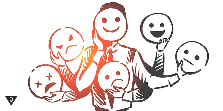 Зимний рисунок снеговика на стикере, выполненный в графическом стиле.