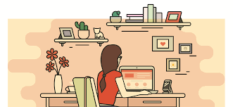 Мебель - стол для ребенка с компьютером и электроникой, человек.