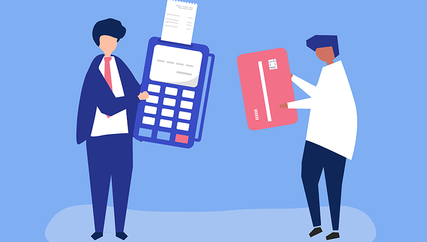 Взрослый мужчина с электроникой, четко виден его лицо и голова.