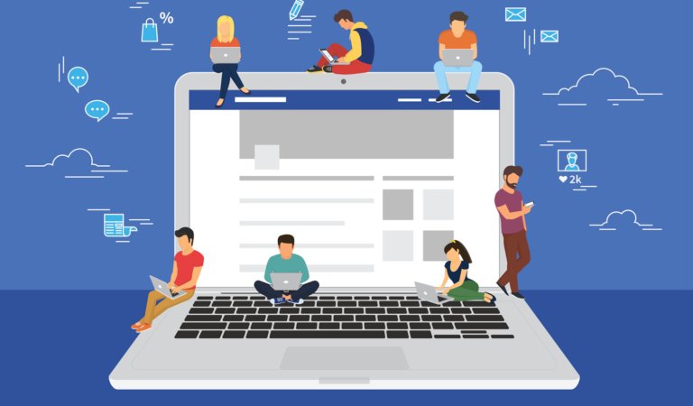 Ноутбук с экраном, компьютерное аппаратное обеспечение, лицо человека на мониторе.