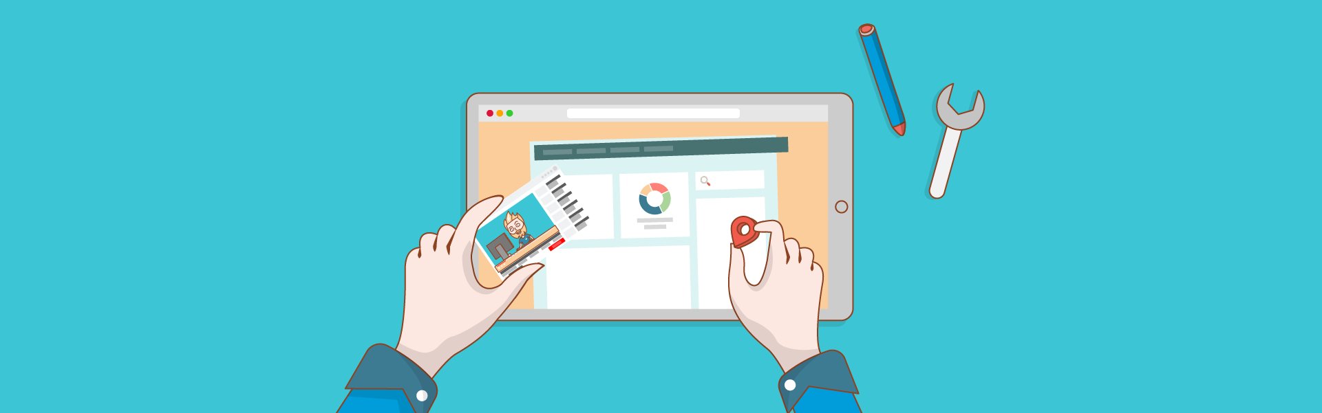 Фото человека, читающего текст.