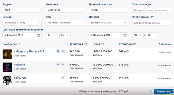 Официальная биржа рекламы ВКонтакте и ее аналоги