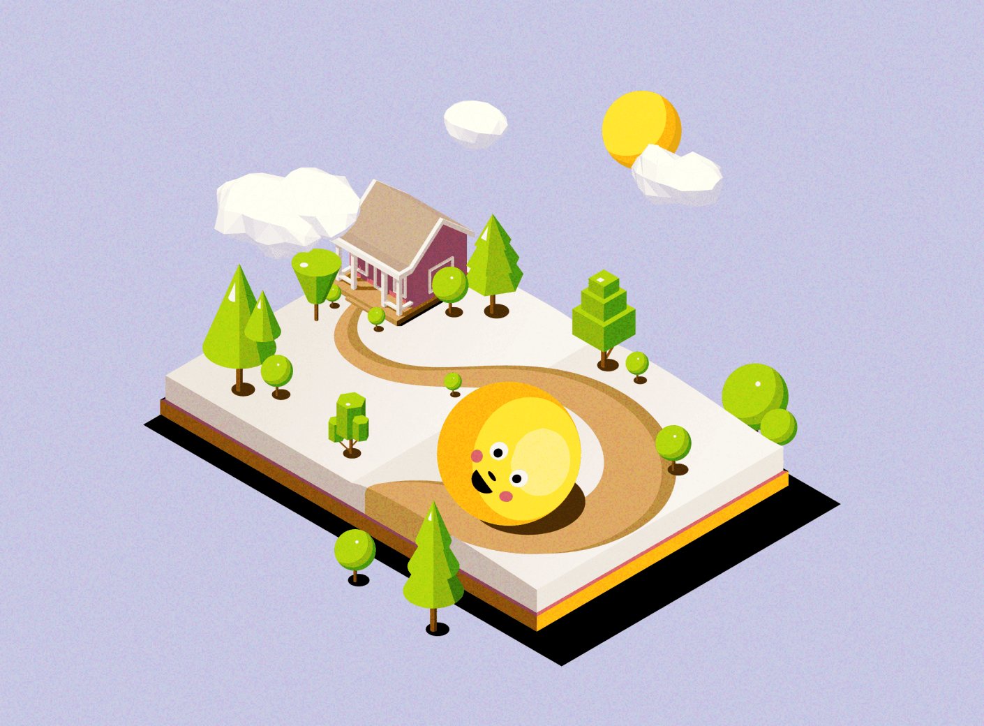 Игрушка поблизости, на заднем плане квартал, на улице, с элементами искусства и графики.