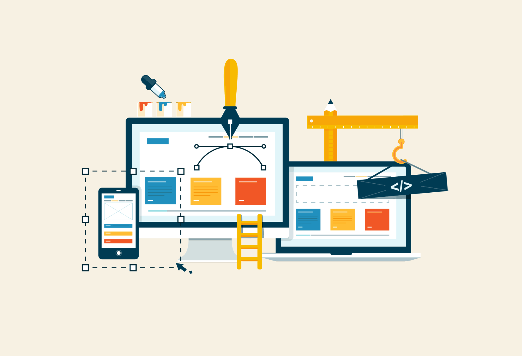 Диаграмма с планом и графиком для иллюстрации данных.