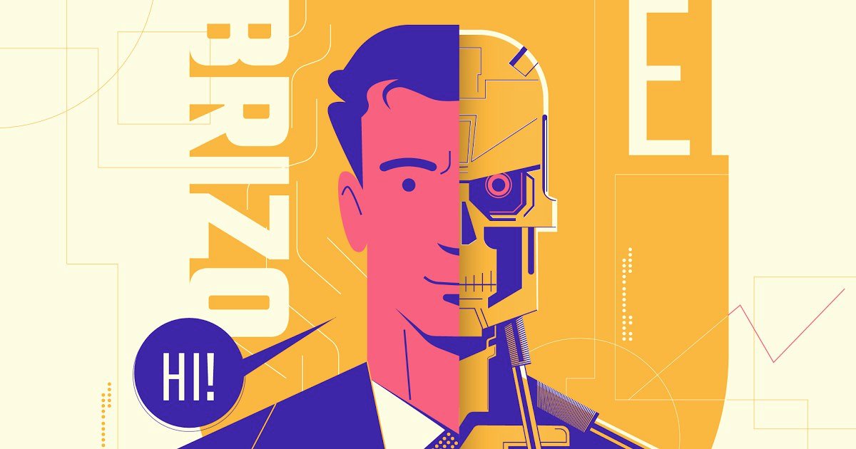 "Изображение постера с искусством и графикой, изображающее лицо человека."