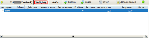 успешная авторизация в терминале