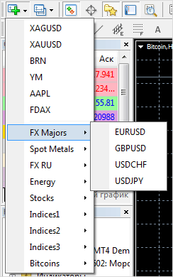 доступные валютные пары