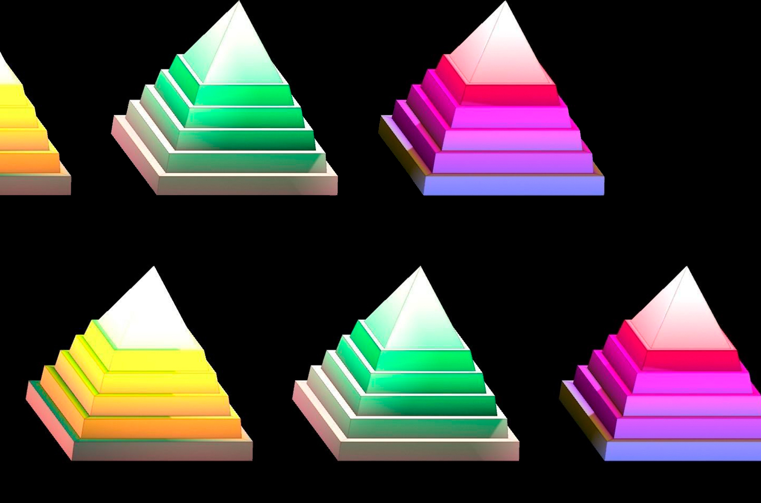 Треугольная художественная композиция - яркое изображение в искусстве.